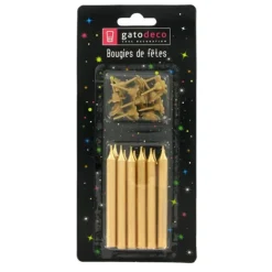 Discount Cerf Dellier Bougie dorée (x 12)