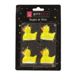 Cerf Dellier Bougies Petits Canards (x 4)