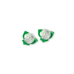 Outlet Cerf Dellier Boutons de rose blanche x15