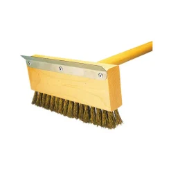 Hot Cerf Dellier Brosse-grattoir à four 28 cm avec manche 1 m