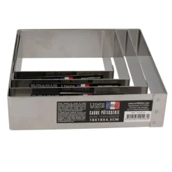Discount Cerf Dellier Cadre à mousse inox H 4,5 cm 30 x 30 cm