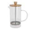 Sale Cerf Dellier Cafetière à piston en verre couvercle bambou  - 1000 ml