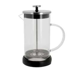 Discount Cerf Dellier Cafetière à piston en verre couvercle noir - 1000 ml