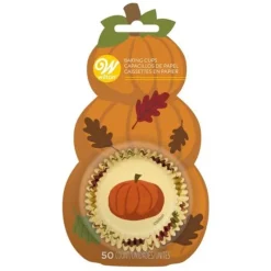 Discount Cerf Dellier Caissette cupcake Halloween Citrouille Wilton (x50)