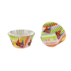 Hot Cerf Dellier Caissette cupcake Happy Birthday Fête (x30)