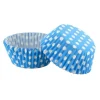 Clearance Cerf Dellier Caissettes cupcakes bleues à pois blancs (x50)