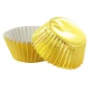 Hot Cerf Dellier Caissettes cupcakes dorées (x50)