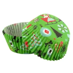 Online Cerf Dellier Caissettes cupcakes "Christmas" (x50)