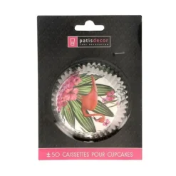 Best Cerf Dellier Caissettes cupcakes "Flamants roses" (x50)