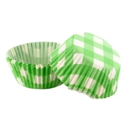 Online Cerf Dellier Caissettes cupcakes "Vichy vert anis" (x50)