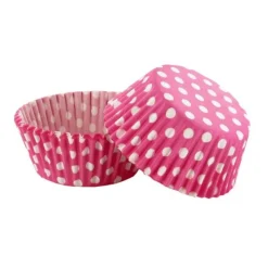 Outlet Cerf Dellier Caissettes cupcakes roses à pois (x50)