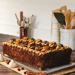 Best Cerf Dellier Cake drum rectangle argent 25 x 35 cm