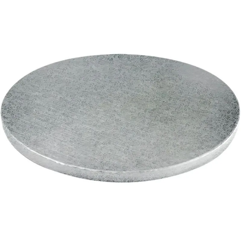 Clearance Cerf Dellier Cake Drum Rond Argent Ø 40 cm
