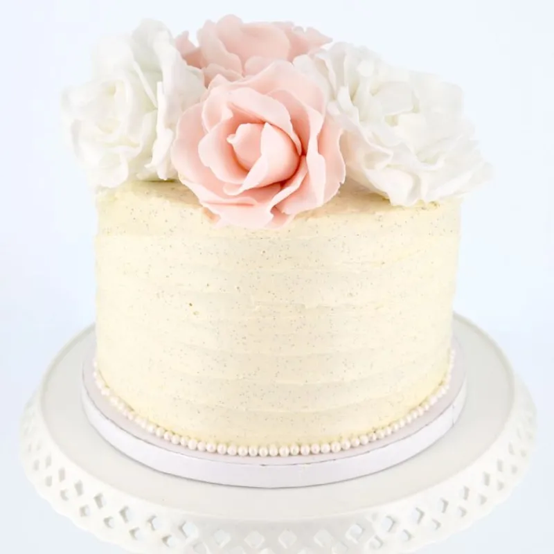 Cerf Dellier Cake Drum Rond Blanc Ø 30 cm