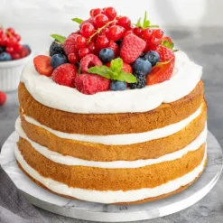 Outlet Cerf Dellier Cake Drum Rond Effet Marbre Ø 25 cm