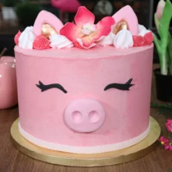 Cerf Dellier Cake Drum Rond Or Ø 20 cm