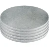 Online Cerf Dellier Cake Drums Ronds Argent Ø 20 cm (x5)