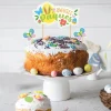 Discount Cerf Dellier Cake topper assortis "Joyeuses Pâques"