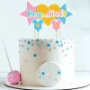 Clearance Cerf Dellier Cake topper assortis thème Gender reveal "Fille ou garçon"