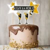 Cerf Dellier Cake topper assortis thème Festif "C'est la fête"