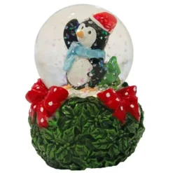 New Cerf Dellier Cake Topper Boule à neige Pingouin