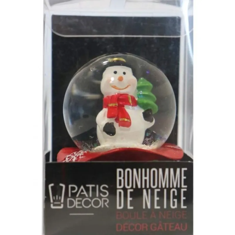 New Cerf Dellier Cake Topper Boule à neige Bonhomme de neige