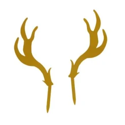 New Cerf Dellier Cake Topper Cerf Dorés