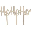Discount Cerf Dellier Cake topper Ho Ho Ho en bois