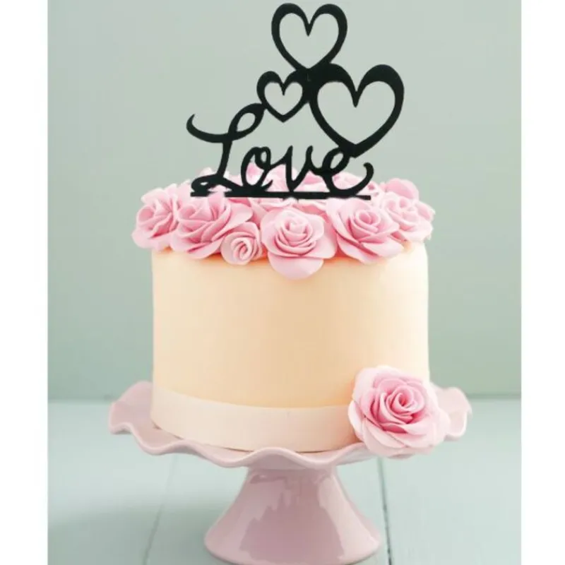 Clearance Cerf Dellier Cake Topper Love
