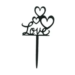 Clearance Cerf Dellier Cake Topper Love