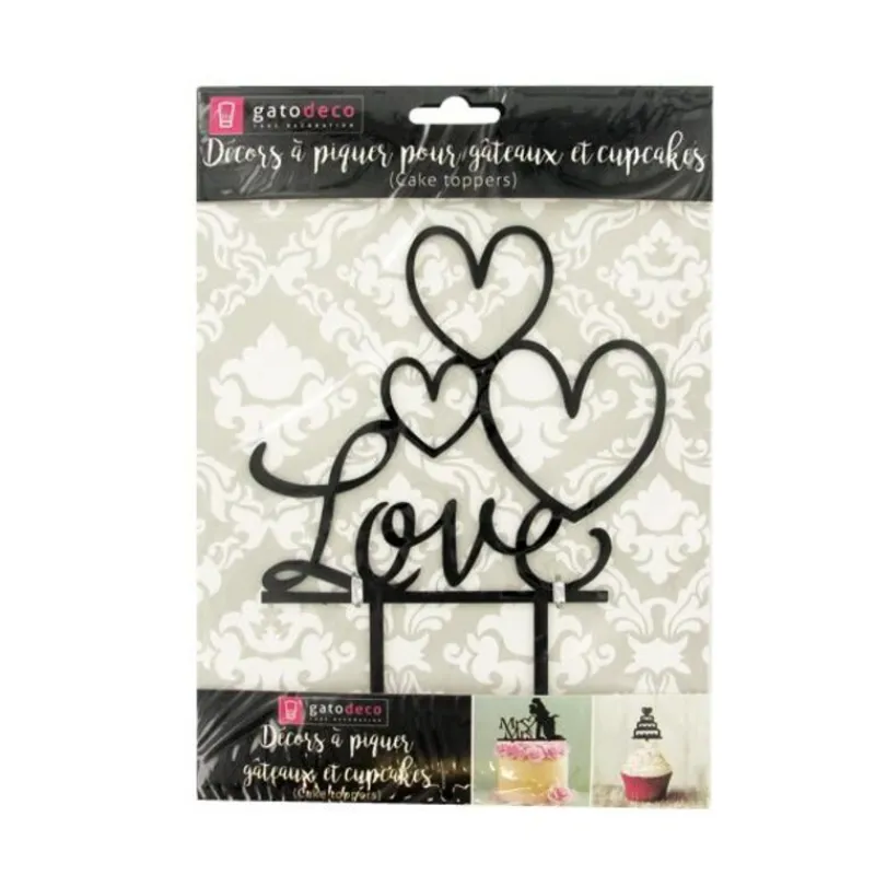 Clearance Cerf Dellier Cake Topper Love