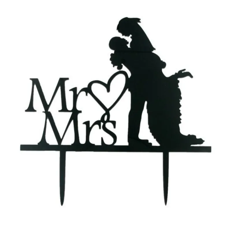 Online Cerf Dellier Cake Topper Mr & Mrs Bonheur