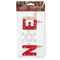 Cerf Dellier Cake topper Noël