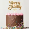 Hot Cerf Dellier Cake topper "Happy birthday" 3
