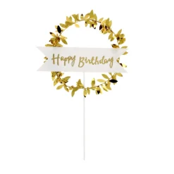Best Cerf Dellier Cake topper "Happy birthday"