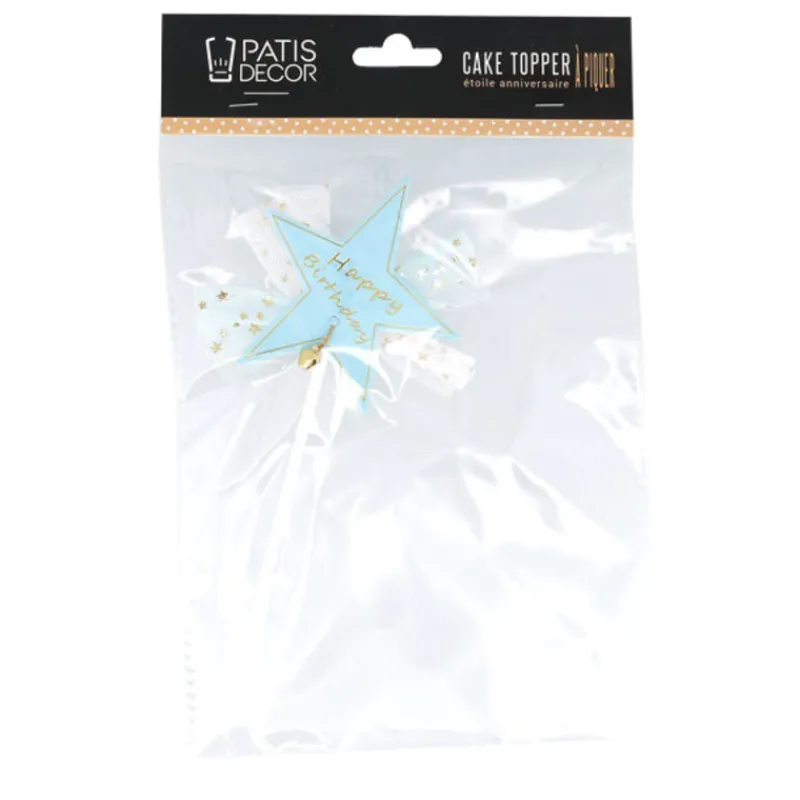 Discount Cerf Dellier Cake Topper étoile Happy Birthday