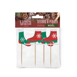 Best Cerf Dellier Cake toppers chaussettes et patins à glace