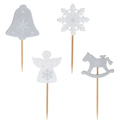 Clearance Cerf Dellier Cake toppers mix de Noël 4