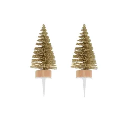 Online Cerf Dellier Cake toppers sapins dorés
