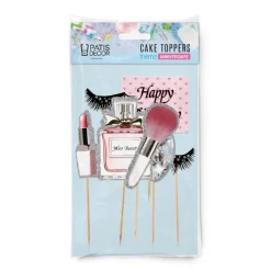 Clearance Cerf Dellier Cakes toppers Anniversaire maquillages (x7)