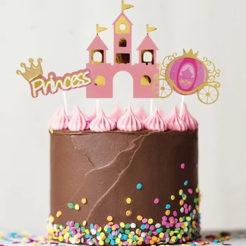 Best Cerf Dellier Cakes toppers Anniversaire princesses 2 (x3)