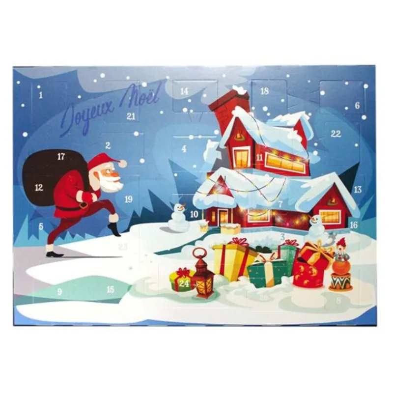 Sale Cerf Dellier Calendrier de l'avent à fabriquer bleu