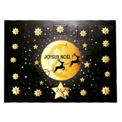 New Cerf Dellier Calendrier de l'avent à fabriquer noir