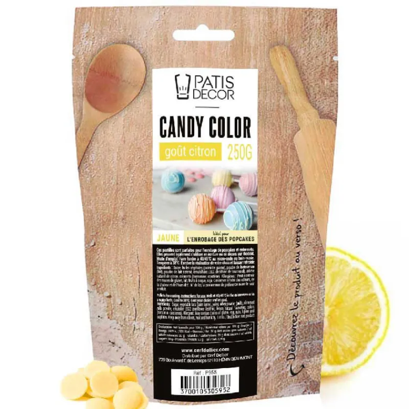 Online Cerf Dellier Candy Color jaunes goût Citron 250 g