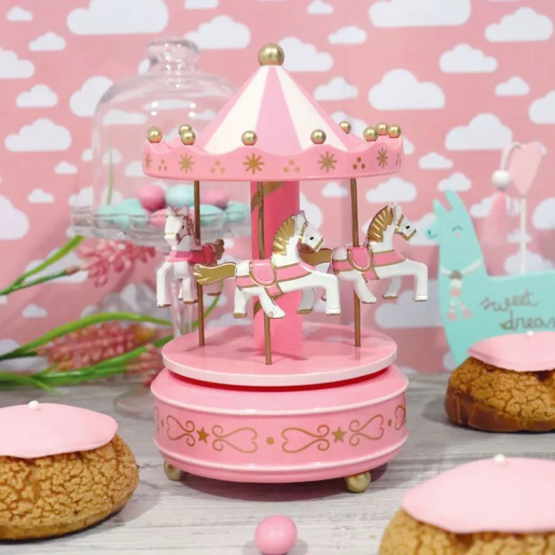 Outlet Cerf Dellier Carrousel musical rose