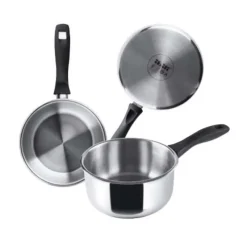 Hot Cerf Dellier Casserole Acier Inox Argenté