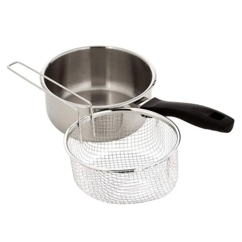 Discount Cerf Dellier Casserole avec Panier inox 18 cm