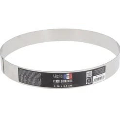 Discount Cerf Dellier Cercle à entremets inox H 3,5 cm Ø 26 cm