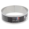 Cerf Dellier Cercle à mousse inox H 4,5 cm Ø 14 cm