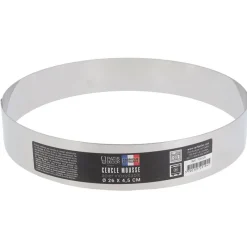 Discount Cerf Dellier Cercle à mousse inox H 4,5 cm Ø 26 cm